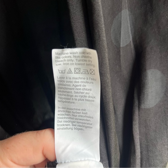 EUC Madewell Black Polka Dot Wrap Front Smock Waist Jumpsuit - Small - Picture 13 of 13